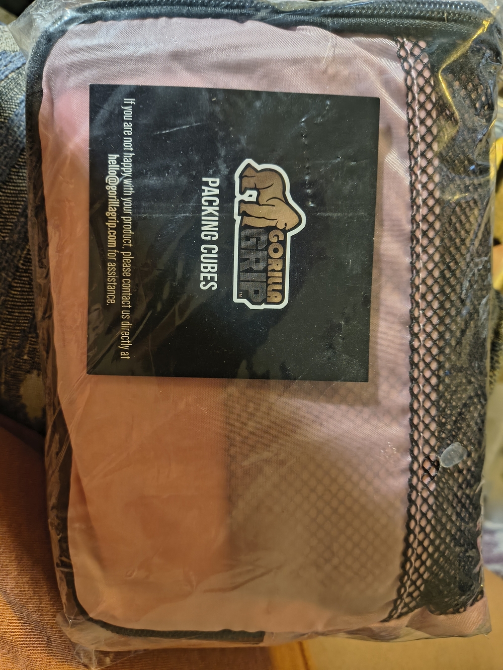 Gorilla Grip Packing Cubes (3 Pack) ) in Orange & Black NWT